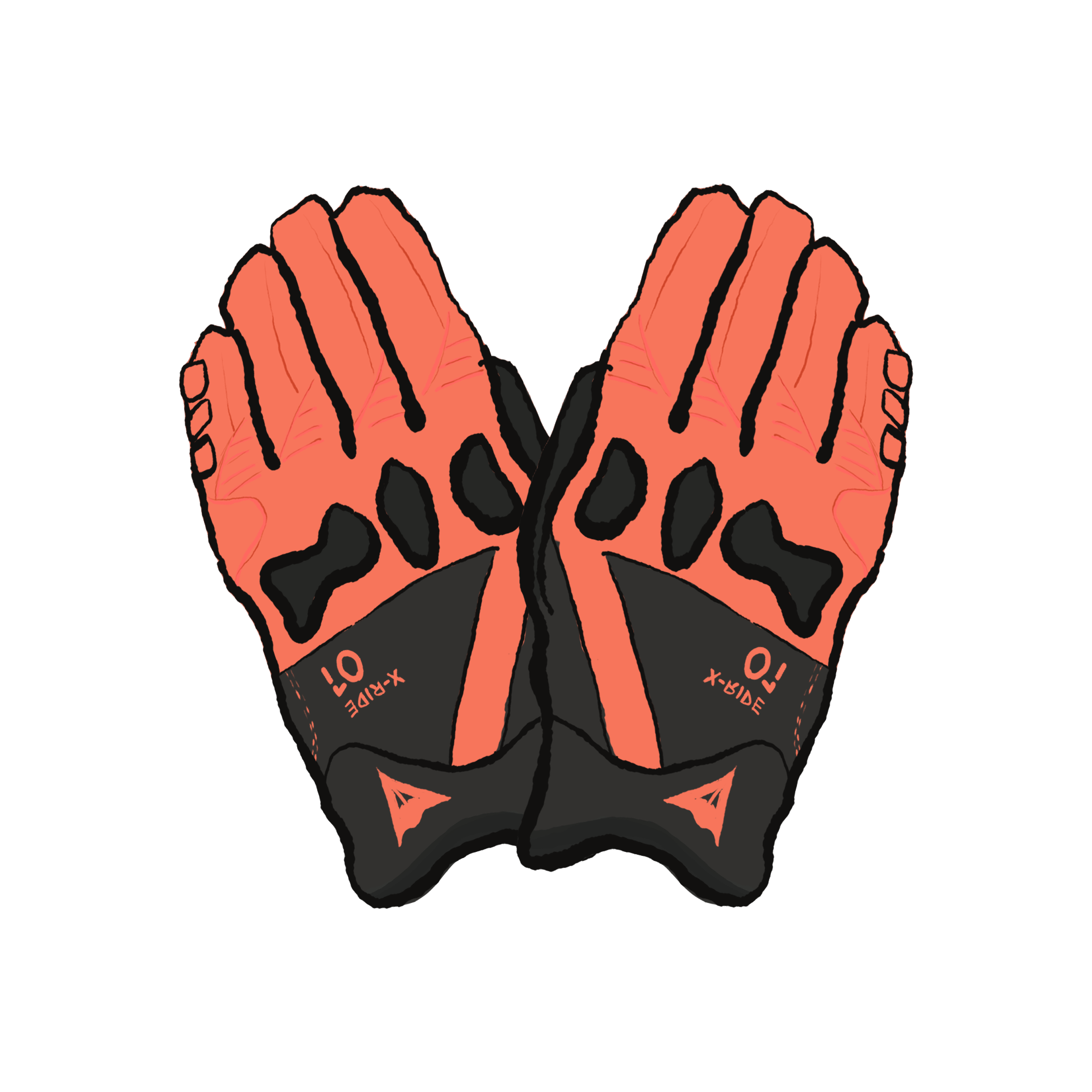 Yeezy X-RIDE - MEN'S MOTORCYCLE LEATHER GLOVES product image