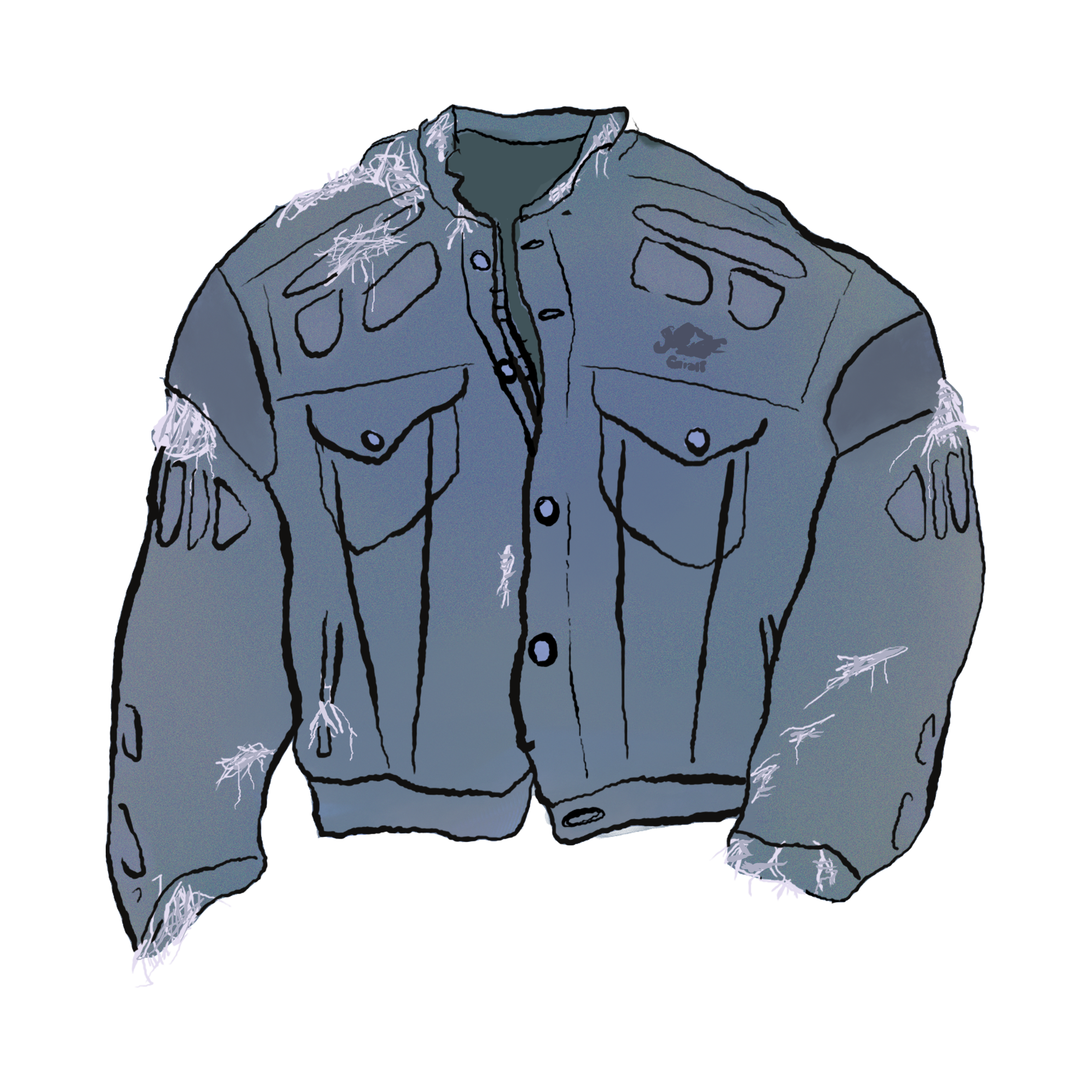Yeezy Giali Padded Denim Jacket  product image