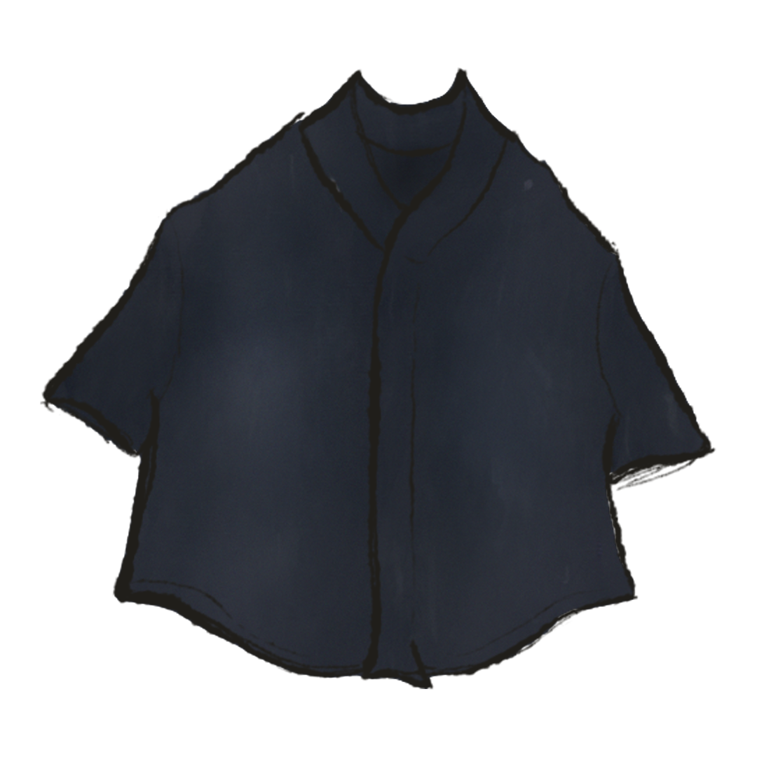 Yeezy Ye's Suede Baseball Tee (Black) product image