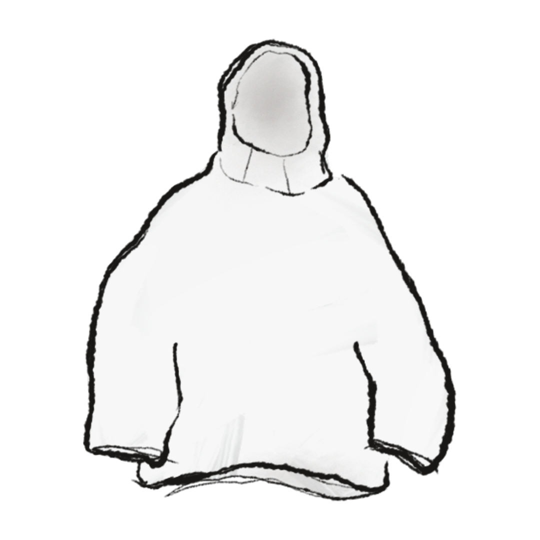 Yeezy High Neck Hoodie product image
