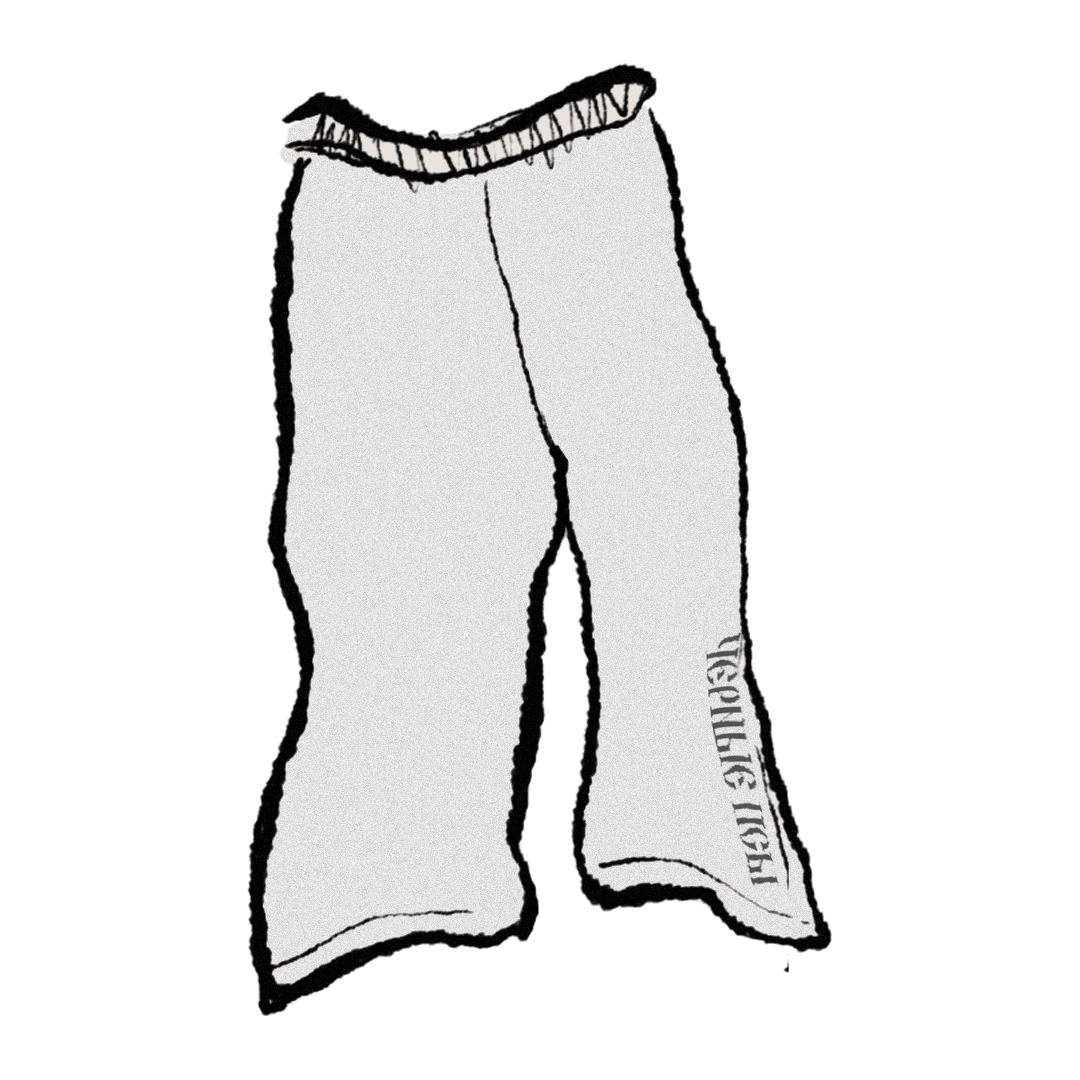 Yeezy YZY GOSHA BLACK DOGS JOGGER HEATHER GREY product image